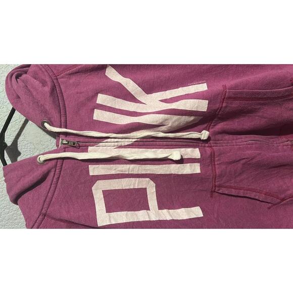 Victoria's Secret Pink Hoodie - Purple and White - Picture 2 of 8